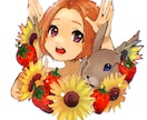 一枚絵、アイコン用、イラスト作成します Xフォロワー8万人！ぜひ宣伝させてください！ イメージ8