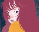 歌ってみた/配信/オリジナルMVをお描きします おしゃれな他にはない色使いをご提案できます。 イメージ4