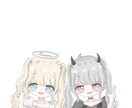 アイコン等に使えるミニキャラやイラストを作成します ゆるくてふわふわな雰囲気の可愛いイラストをお描きします！ イメージ7