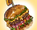 リアルな食べ物描きます 美味しそうなお料理画面上に描き出します イメージ1