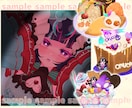 VTuber・Vライバー様向けの1枚絵描きます 記憶と心に残るビビットでキャッチーな1枚絵をお描きします！ イメージ6