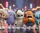 オリジナル怪獣キャラクターを作成します SNSで映える唯一無二の怪獣キャラ制作 イメージ2