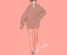 女の子も男の子もＯＫ♡イラスト制作承ります 線画のみ〜フルカラーまで対応。塗りのテイストも選べます。 イメージ7
