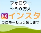 Instagramフォロワー増やします フォロワーを増やすためのプロモーションをさせて頂きます イメージ1