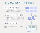 選んで作れる！あなただけのオーダー名刺を作ります セミオーダーで簡単名刺作成！初めての方もサポートします！ イメージ2