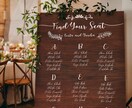 A0・B0サイズ有り◎エスコートボード作成します 結婚式やパーティ等で使用する大型のパネルボードです！ イメージ10