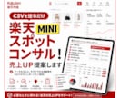 楽天コンサルMINI｜5商品の楽天SEO提案します コピペで即実行できる改善タスクをレポートにして納品します イメージ1