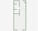 見やすいおしゃれな間取り図を作成します 手書き・写真・PDFから、分かりやすい間取り図に仕上げます イメージ2