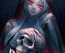 儚いイラスト描きます 世界観を重視した厚塗り風のイラスト制作 イメージ1