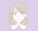 女の子のイラスト描きます ゆるっとした雰囲気のイラストアイコン等におすすめです！ イメージ3
