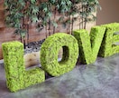 人工芝で装飾する切り文字作ります SDGSグリーンサインで環境配慮型ブランドイメージをアピール イメージ2