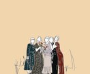 はじめての出品　写真からゆるっと絵描きます アイコンや、大切な方へのプレゼントにぴったりのゆる絵です◎ イメージ3