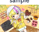 可愛い女の子の一枚絵・立ち絵描きます 平成レトロ・女児テイストでキュートな美少女が得意♡ イメージ2