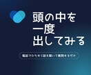 心の悩みをインタビューして自然と整理できます 9割話していただいて1割質問します　判断も批判もしません イメージ1