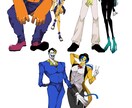 かっこいい全身イラストを描きます ポップでかっこいい全身イラストでSNSを飾りませんか？ イメージ3