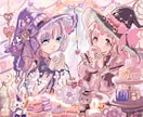 SNSアイコン・配信用のイラストサムネイル描きます エモくって可愛いメルヘンファンタジーなあなただけの1枚を。 イメージ3