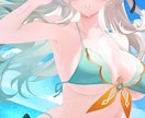 一枚絵などのイラストを描きます 二次創作はガイドラインに基づいた上で可能です イメージ2