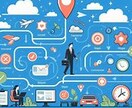 カスタマージャーニーマップ作成支援します 既存＆新規施策を加味したCXデザイン設計を伴走支援します！ イメージ1