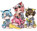 あなたに合ったイラストお届けします あなたのお気に入りのイラストになるまで修正させていただきます イメージ4