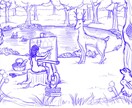 聖書・教会・お葬式・素材などのイラストを描きます 落ち着いた色合い、美しい、可愛い絵を表現致します。 イメージ5