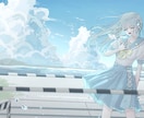 透明感のある女の子の一枚絵描きます 男の子や背景も！サムネやアイコンにどうぞ！ イメージ4