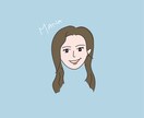 SNSアイコンにどうぞ。オシャレイラストを描きます イラストレーターが描くシンプルでオシャレなイラストです。 イメージ3