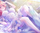 ご希望に沿った背景付きの1枚イラストを描きます SNSで活動をしている方々、商用利用をしたい方々へ イメージ1