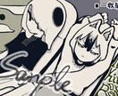 パキッ⭐︎としたかわいいイラスト描きます ミニキャラ、等身、アイコン、一枚絵まで★MVイラストなども◎ イメージ4