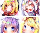 SNSアイコン制作いたします オーダーメイドで可愛い女の子のアイコンを制作いたします！ イメージ2