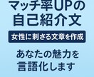 恋活婚活あなた専用の自己紹介文をプロが作成します マッチ率UP自己紹介文、あなたの魅力を言語化します イメージ1