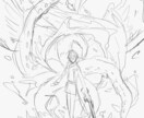 バストアップイラスト制作いたします skebで制作の実績あり！アニメ系イラスト制作 イメージ4