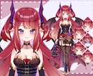 高可動域！Vtuberモデルを制作いたします フルデザイン+Live2Dモデリング込みの一括制作OK✨️ イメージ3