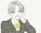 シンプルな全身絵 バストアップイラストを描きます お気に入りのコーデや服装を 立ち絵でもお好きなポーズでも イメージ1