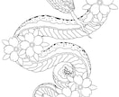 優しい彫り師がtattooデザインを描いてます 彫り師の方に相談する前に頭の中のデザインを起こします イメージ2