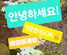 韓国語(한국말)でお試し電話できます 勉強した韓国語で気軽に話してみたい方！１分からでもOK！！ イメージ1