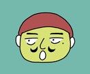 独特なイラストと文字デザインかいてます 印象に残る唯一無二なイラストです イメージ9