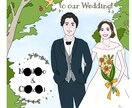 ウェディングボードを作成しています 写真を元に結婚式のウェルカムボードを作成します！ イメージ3