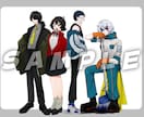 TRPG・動画等に使える立ち絵イラストを制作します ミニキャラ立ち絵のみも受け付けております！ イメージ4