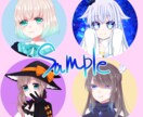 女の子のアイコン作成いたします Twitter等のSNS、TRPG等のアイコンに イメージ1