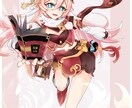 可愛い〜かっこいいまでご希望のイラスト制作します 好きなキャラクターをお描きします。登録記念価格5名まで！ イメージ4