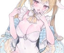 目を惹く可愛いイラストを制作します 目を引くグッズ用イラストからサムネイルイラストまで♡ イメージ3