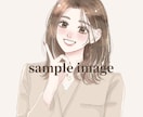 商用◎ 透明感ある似顔絵、イラスト描きます 【美容・配信・ビジネス・歌ってみた・SNS用】 イメージ8