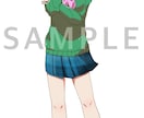 一枚絵、立ち絵描きます 表情が豊かで、色味がはっきりしてます。 イメージ4