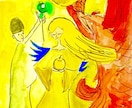 開運縁起絵&守護神からのメッセージ送ります 金運、受験、仕事運、恋愛運、願い事が決まっている方へ イメージ1