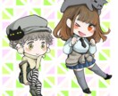 ミニキャラや似顔絵イラストお描きします かわいい系、ほっこり系の絵柄です イメージ2