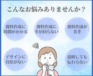 Canvaで迅速に資料作成いたします 個人事業主様・サロン経営者様等の資料作成代行します！ イメージ2