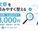 日本語文章5000字まで校正します 誤字脱字や表記ゆれを直して読みやすく整理 イメージ1