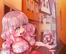 最短1日(要相談)〜イラスト制作承ります アイコンや立ち絵、同人誌の表紙などに！商用利用も可能です イメージ1