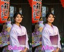 写真をナチュラルに可愛く加工します 盛りすぎず自然に仕上げたい方に! イメージ1