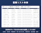 新規開拓用の営業リストを作成します まず10件お送りします。粒度を確認できます イメージ2